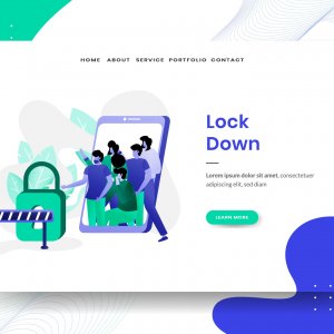 Illustration set Medical Protection