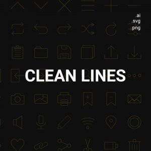 Yellow Lines Icons