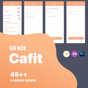 Cafit - Workout UI Kit