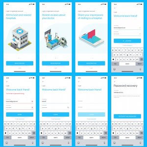 Hospadviser UI Kit for Sketch
