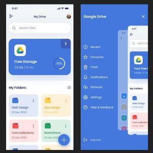 G-Drive Free UI Kit for Figma