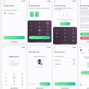 Budget Planner: Onboarding Screens UI Kit