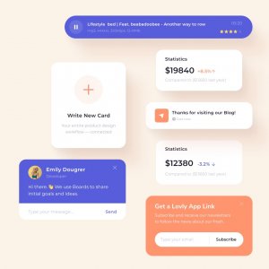 App UI Elements for Figma