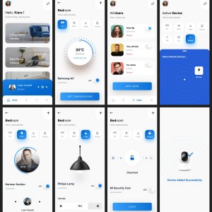 Smart Home UI Kit for Adobe XD