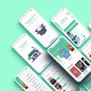 Book Grocer UI Kit for Adobe XD