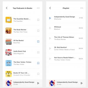Podcast App UI Kit for Adobe XD