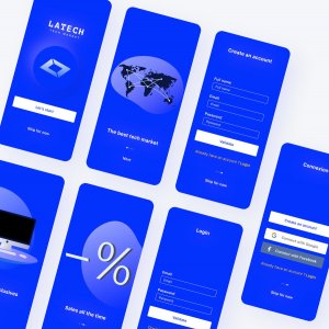 Tech Marketplace UI Kit for Figma