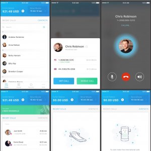 Wonep - Internationl Calling App UI Kit