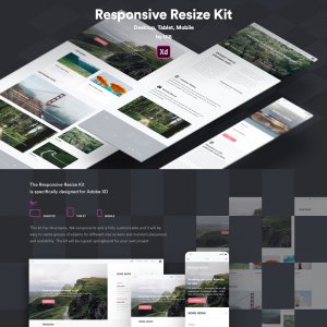 Responsive Resize UI Kit for Adobe XD