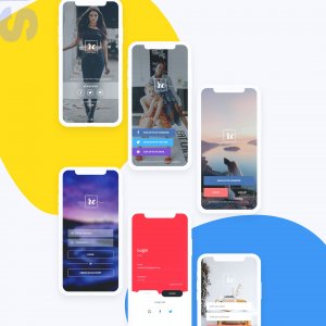Login UI Kit for Adobe XD