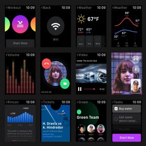 Smartwatch UI Kit for Adobe XD