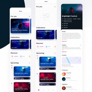 Ticketapp - Figma and Sketch Template