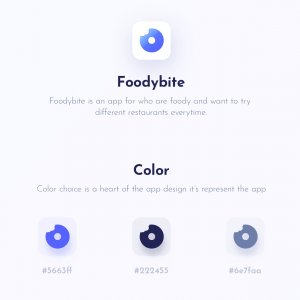 Foodybite - Free UI Kit for Adobe XD