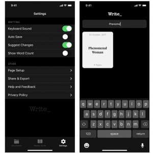 Write - Free UI Kit for Sketch and Adobe XD