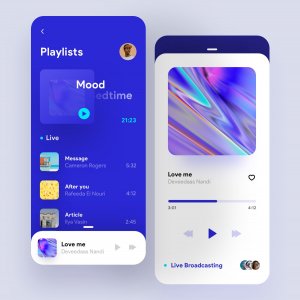 Orizon Music Player UI Kit
