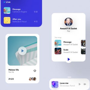 Orizon Music Player UI Kit