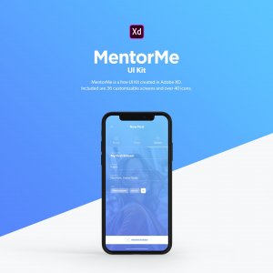 MentorMe UI Kit for Adobe XD