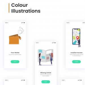 Error Illustration Screens