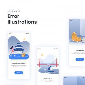 Error Illustration Screens