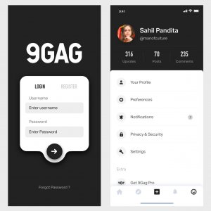 9GAG Redesign UI Kit