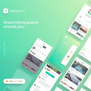 Harmony UI Kit for Sketch
