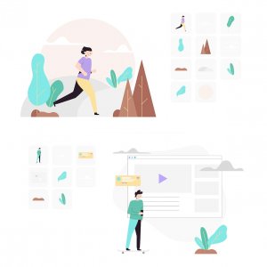 Peach - 100+ Free Illustration System