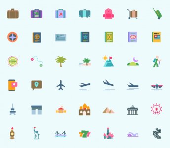 Travel Free Icon Pack