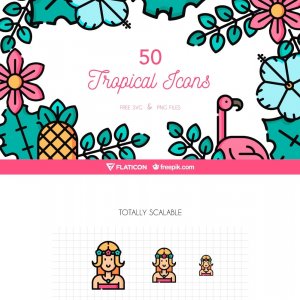 Tropical Icon Set