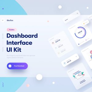 Dashboard Interface UI Kit for Sketch
