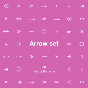 Arrow Set - 60 Vector Elements