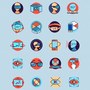 Virtual Reality Free Icon Pack