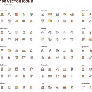 150 Free Vector Icons