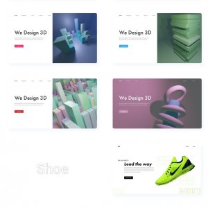 Landing Page Templates for Adobe XD