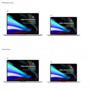 MacBook Pro & Air Free Mockup for Figma