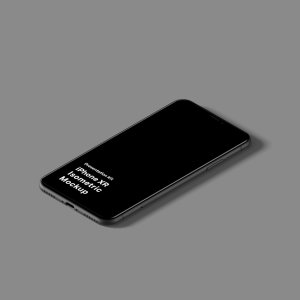 iPhone XR Isometric Mockup