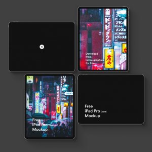 Free iPad Pro 2018 Mockup
