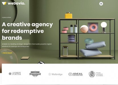 Webovio - Creative Agency Landing Page