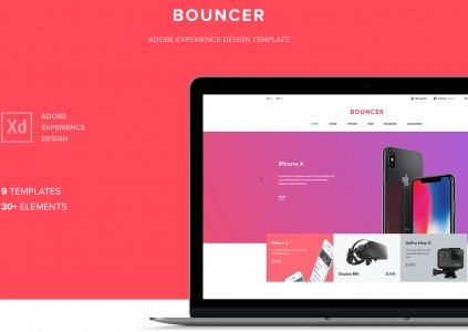 Bouncer - Ecommerce UI Kit for Adobe XD