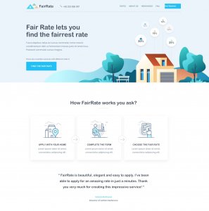 FairRate - Finance Web App UI Kit