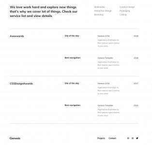 Genesis Portfolio Template