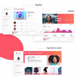 SoundBuzz Music App Free UI Kit