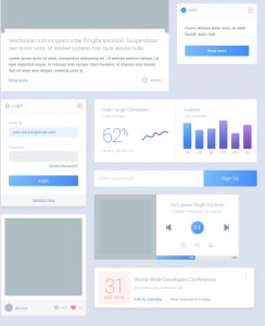 Cards Pro Free UI Kit