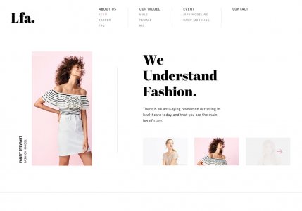 LFA - Fashion Agency Website