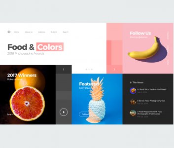 Food Photography Awards Website