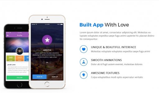 Arestix App Landing Page