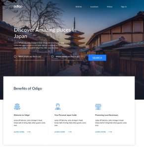 Travel Landing Page