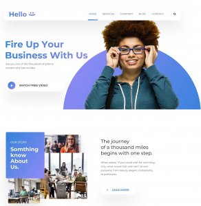 Hello Landing Page