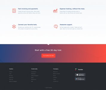 Kanbio Landing Page