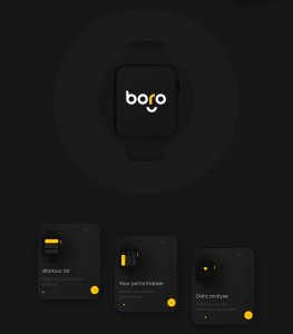 Boro Free UI Kit for Apple Watch Apps