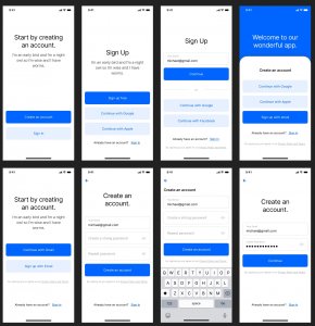 Free iOS 14 Wireframe UI Kit for Adobe XD